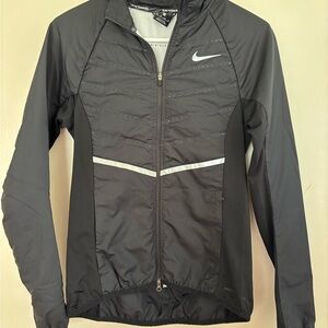 Nike Black Ski & Snow Jacket Reflective Stripe Performance